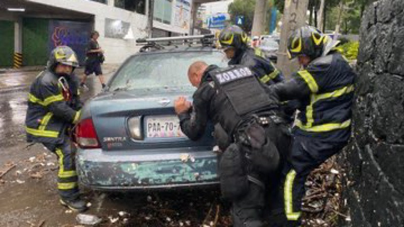 Lluvias en la Ciudad de México dejan inundaciones