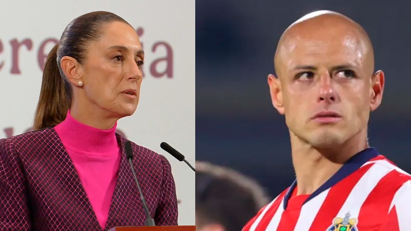 Sheinbaum critica a 'Chicharito' por comentarios contra mujeres