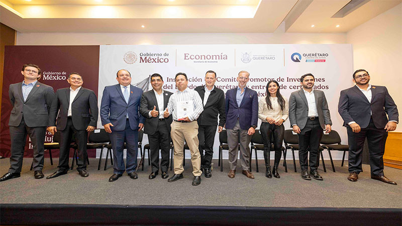 Reconocen a Querétaro por su impulso económico y vinculación con el sector productivo