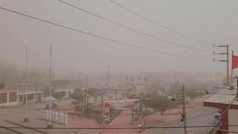 Azota tormenta de arena regiones costeras de Perú