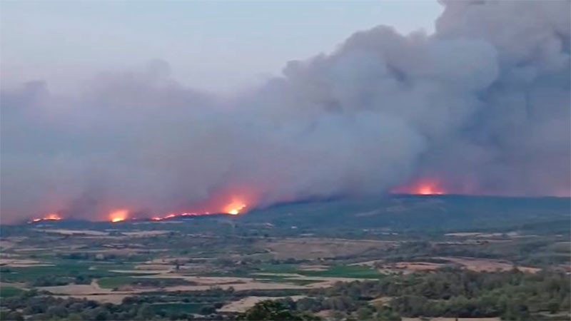 Incendio deja más de 8 mil hectáreas afectadas en Francia