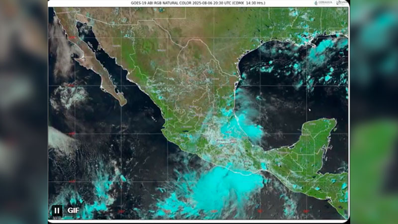 Tormenta Tropical “Ivo” se convertirá en huracán este fin de semana; prevén lluvias intensas en Oaxaca y Guerrero