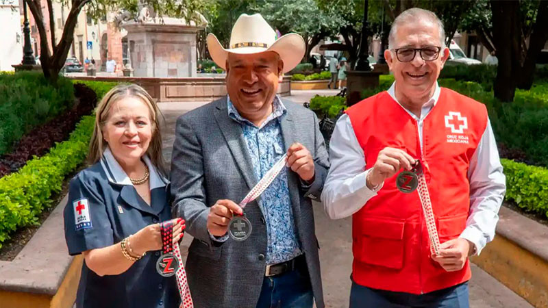 Anuncian carrera a beneficio de la Cruz Roja Mexicana en Querétaro 