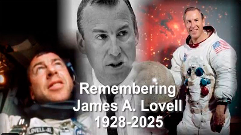Fallece el astronauta estadounidense Jim Lovell, comandante del Apolo 13