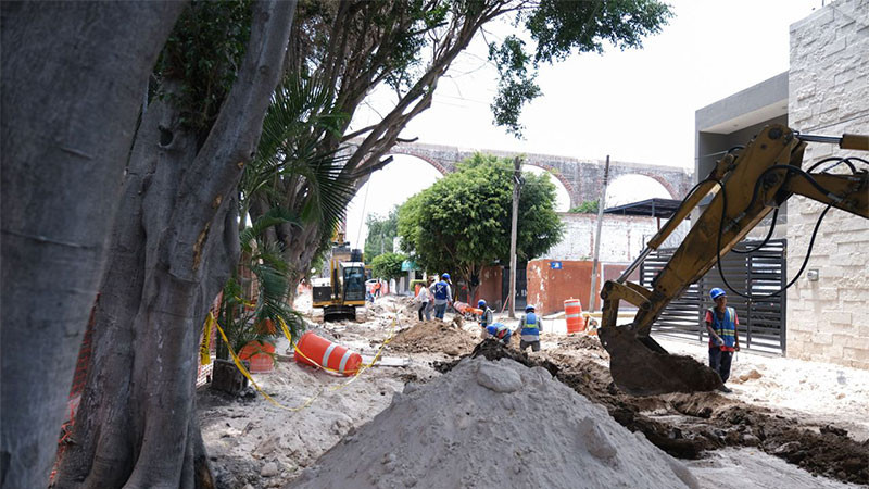 Impulsa SEDESOQ obras que mejoran la calidad de vida en Jardines de Querétaro y La Sierrita