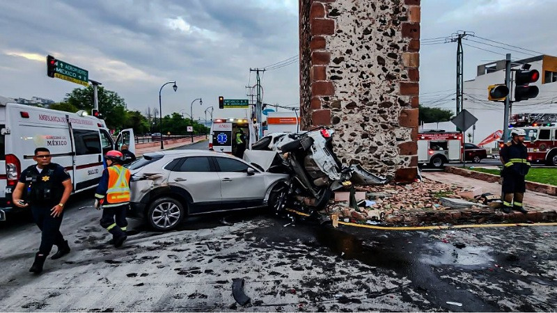 Muere segunda victima del accidente de Los Arcos en Querétaro