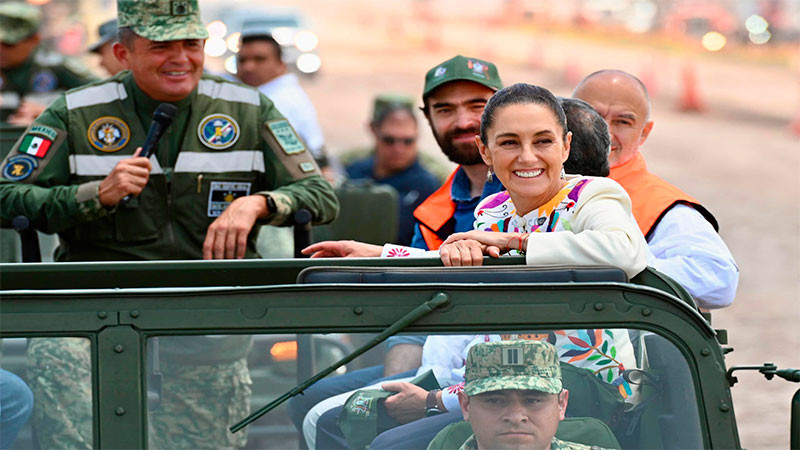 Supervisa Sheinbaum la construcción del tren de pasajeros México-Pachuca