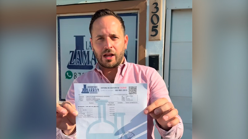 Tras altercado con reportera, alcalde de Piedras Negras se realiza prueba de antidoping; estos fueron los resultados