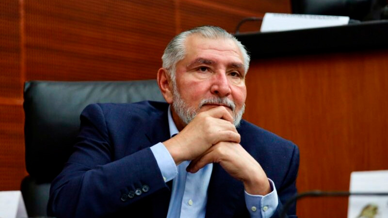 Adán Augusto fue electo por senadores morenistas, no por 