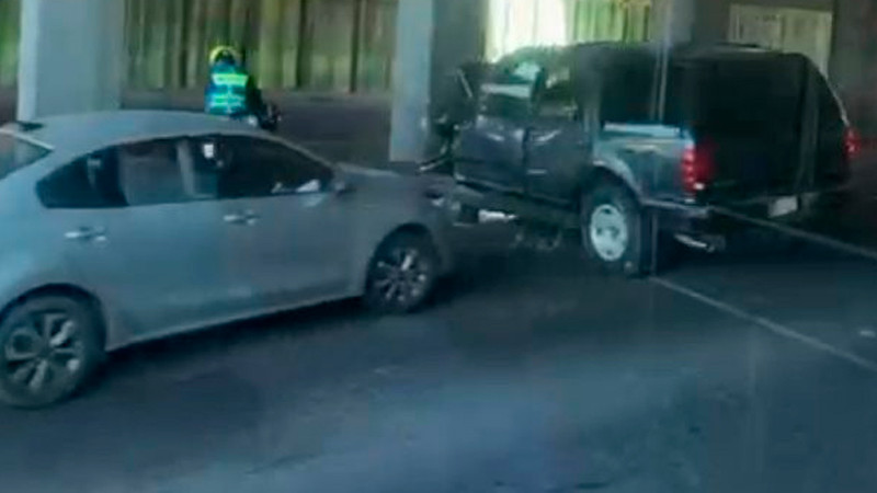 Un lesionado en accidente en Bernardo Quintana, Querétaro