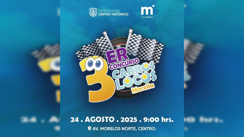 Este domingo, 3er Concurso de Carros Locos