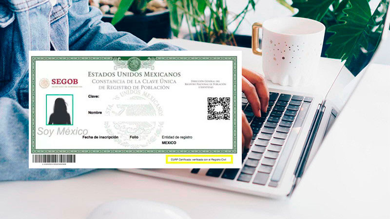 CURP biométrica llegará en octubre; los primeros envíos serán a través de correo electrónico