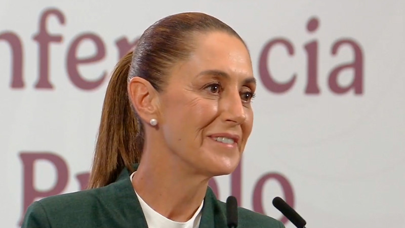 Reitera Sheinbaum que 