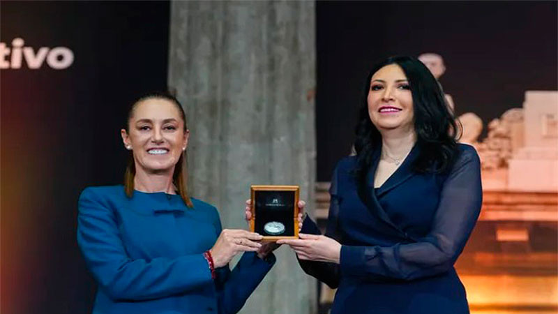 Asiste Claudia Sheinbaum al 100 Aniversario de la Fundación del Banco de México 
