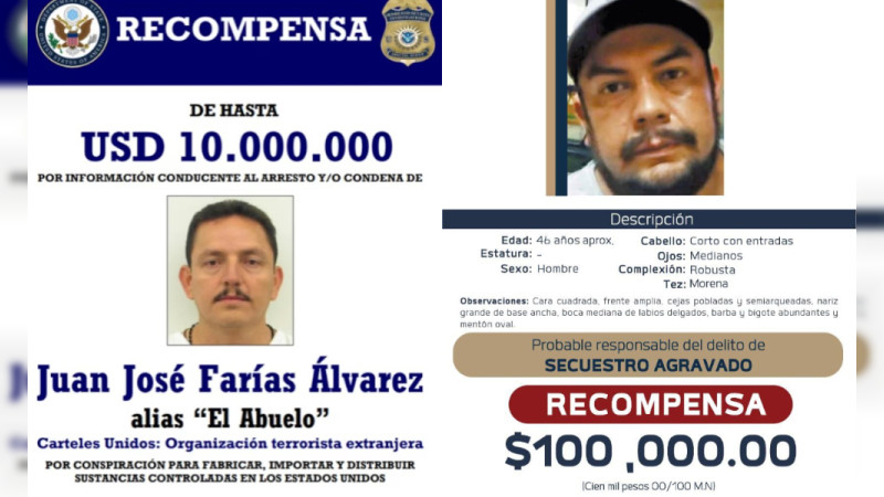 Capos de Michoacán enfrentan cadena perpetua en EEUU: Trump ofrece 485 millones de pesos; en México solo 100 mil