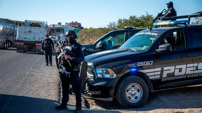 En agosto, POES recupera 95 vehículos robados y se detiene a más de 2 mil personas en Querétaro