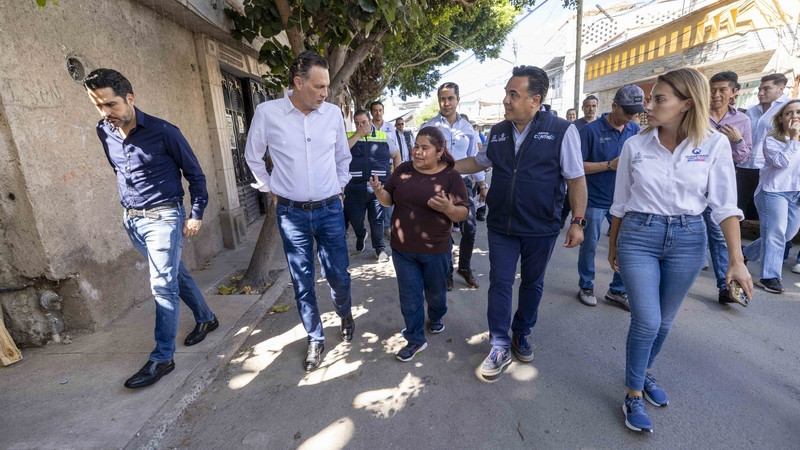 Supervisan autoridades entrega de apoyos a familias de la colonia La Piedad afectadas por las lluvias