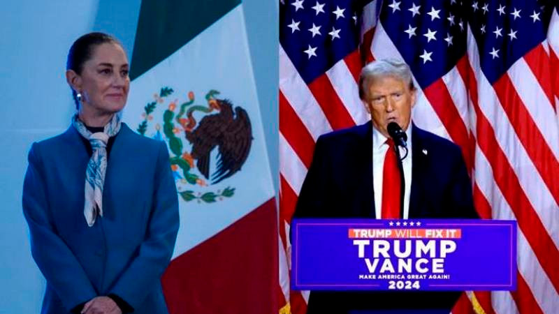Trump elogia a Sheinbaum pero reitera que México es dominado por organizaciones criminales