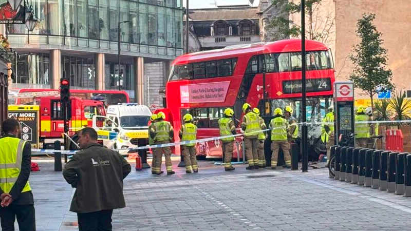 Se registra atropellamiento masivo en pleno Centro de Londres; hay varios heridos