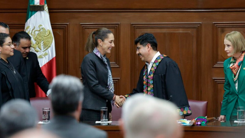 Sheinbaum asevera que no influirá en las decisiones de la nueva SCJN