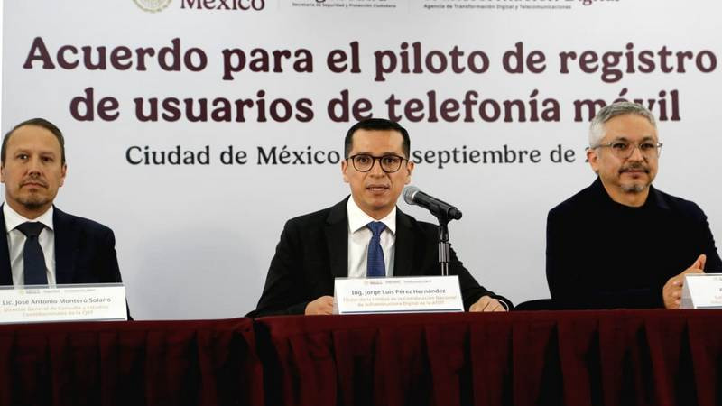 Inicia prueba piloto para el registro de usuarios de telefonía móvil