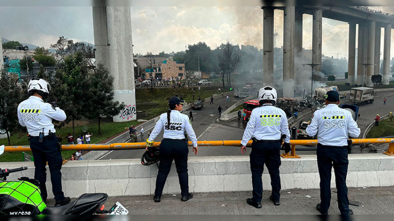 Asegura Sheinbaum que se dará todo el apoyo al gobierno de Clara Brugada por accidente de pipa en CDMX