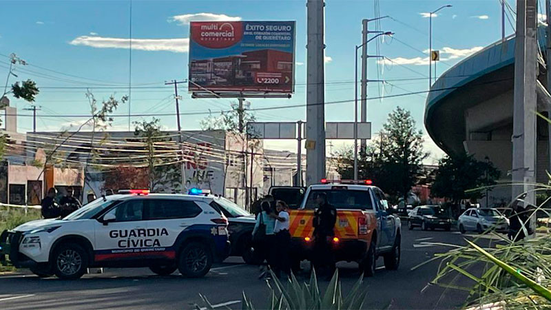 Muere atropellado adulto mayor en la avenida del Sol en Querétaro 