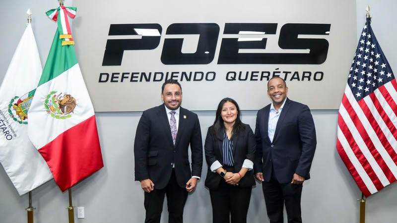 Querétaro fortalece cooperación internacional en seguridad con el FBI