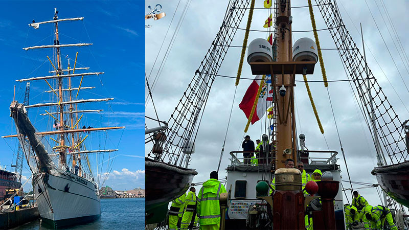 Confirma Sheinbaum que el Buque Escuela Cuauhtémoc ya se encuentra reparado totalmente