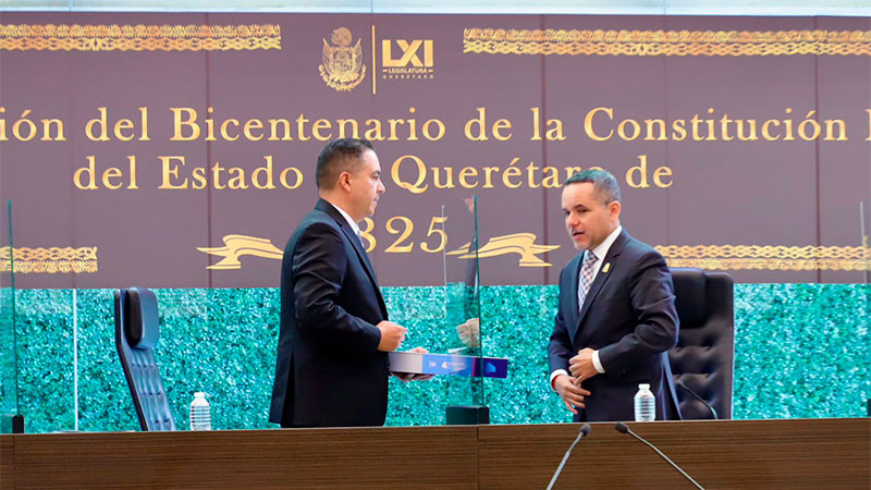Entrega Eric Gudiño cuarto informe de gobierno de Mauricio Kuri
