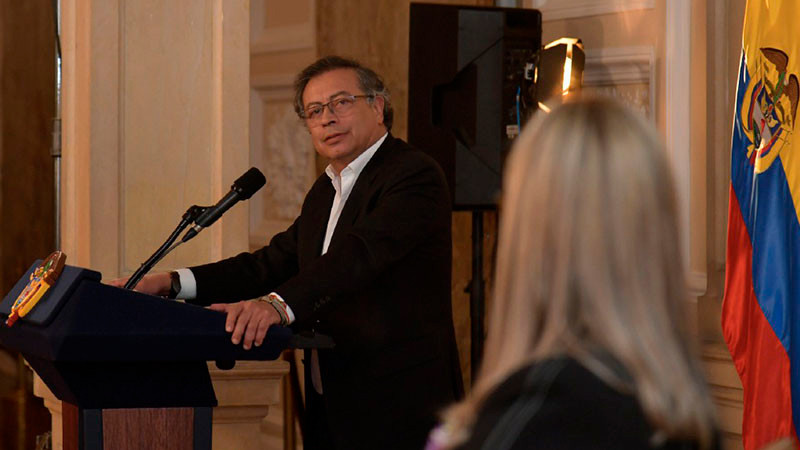 Petro responde a cancelación de su visa EEUU; viola normas de la ONU, asegura