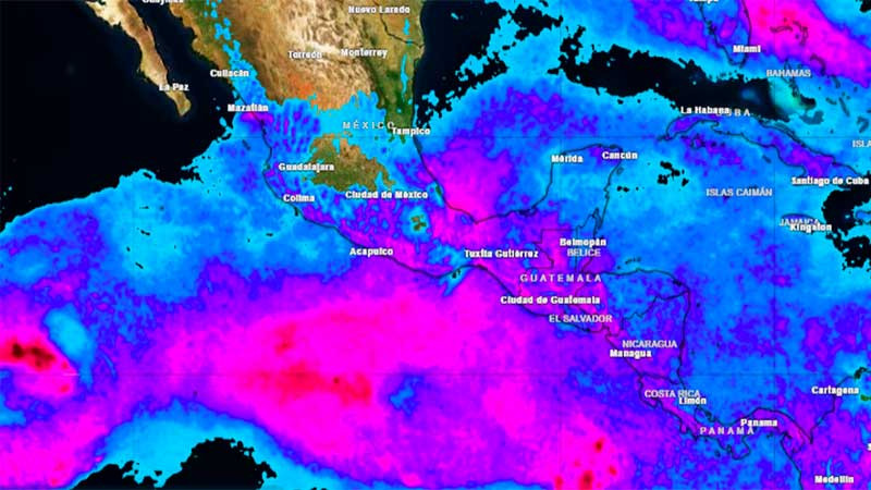 Tormentas impactarán cinco estados de México con lluvias