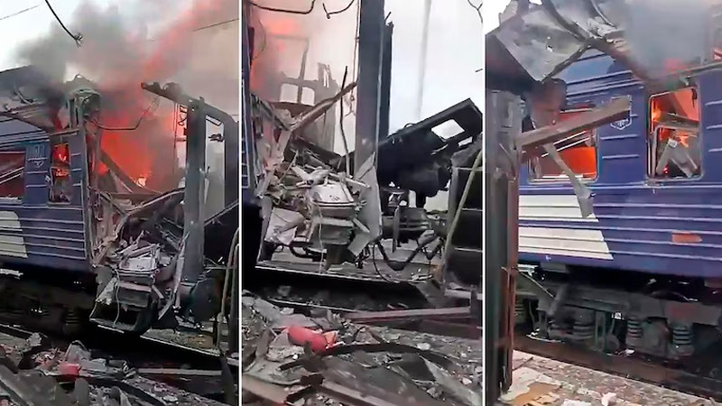 Ataque aéreo de Rusia a estación de tren en Ucrania deja decenas de heridos