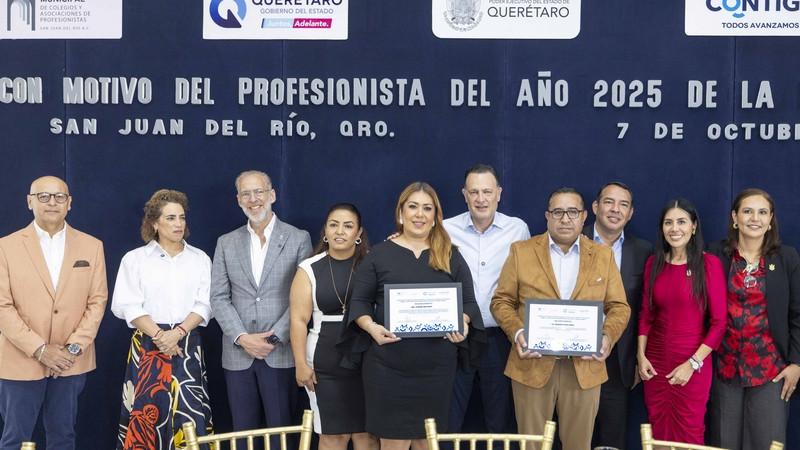 Reconoce Gobernador de Querétaro a integrantes de la FECAP en San Juan del Río