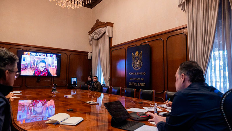 Trabaja en coordinación Mauricio Kuri con la presidenta Claudia Sheinbaum para atender la contingencia por las lluvias en Querétaro 