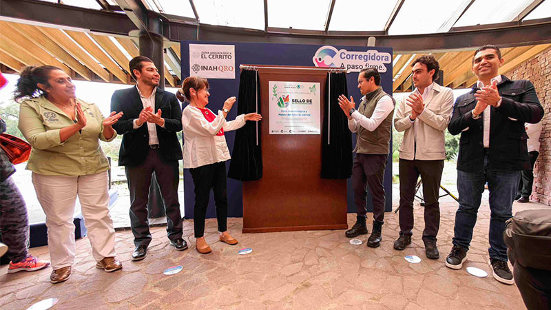 Recibe la zona arqueológica El Cerrito del municipio de Corregidora el “Sello de Biodiversidad Querétaro” 