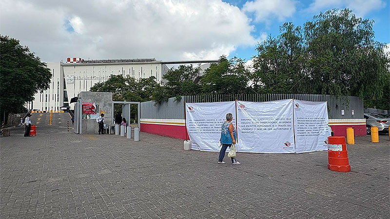 Realizan trabajadores del ISSSTE en Querétaro protesta pacífica contra medidas administrativas