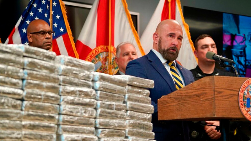 Decomisan 173 kilos de estupefacientes sintéticos en Florida; aseguran que llegó desde México