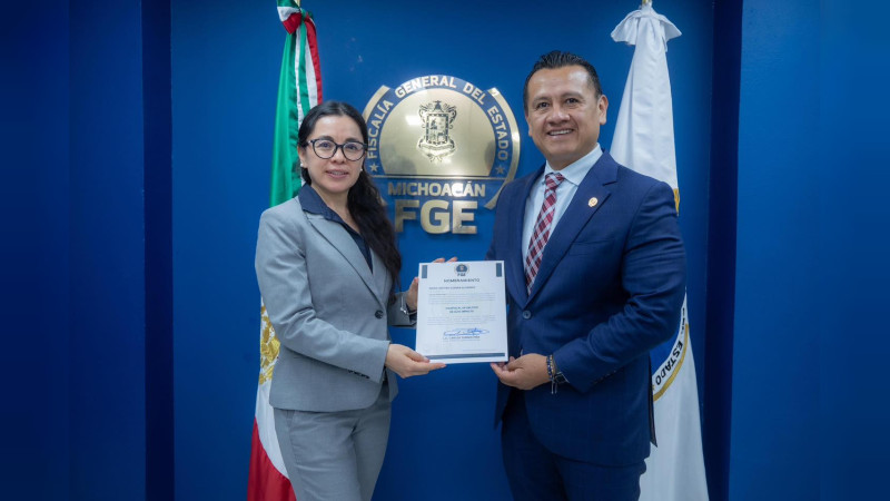 De la cooperación con la DEA y el FBI al combate al crimen en Michoacán: María Cristina Guzmán asume como Vicefiscal de Delitos de Alto Impacto en la Fiscalía estatal