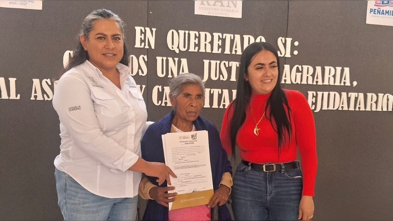 Gobierno del Estado respalda y da certeza jurídica a ejidatarios de Peñamiller, Querétaro