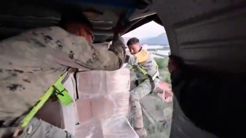 Sheinbaum destaca labor de las Fuerzas Armadas en atención a damnificados por lluvias