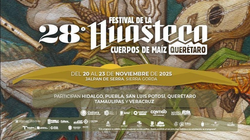 Anuncian nuevas fechas del XXVIII Festival de la Huasteca, en Querétaro