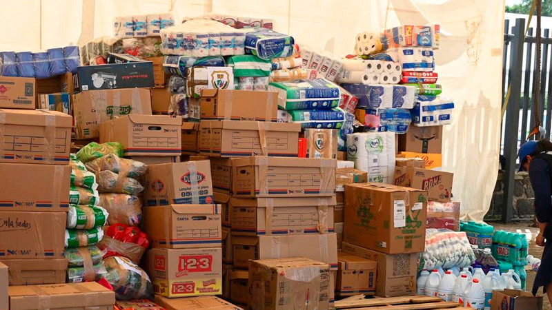 UNAM envía 65 toneladas de ayuda a damnificados por lluvias en 5 estados