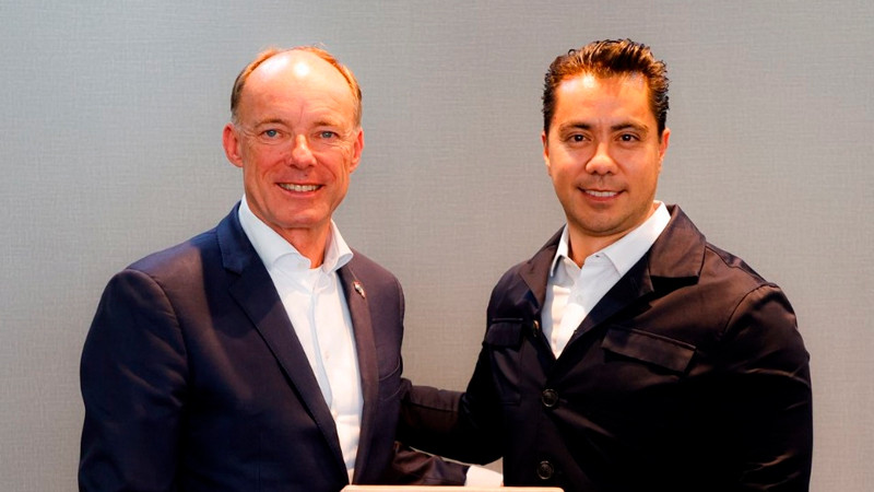 Felifer Macías se reúne con embajador de Países Bajos 