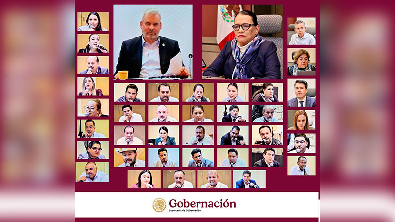 Acuerda secretaria de Gobernación diálogo continuo para enriquecer el Plan Michoacán por la Paz y la Justicia 