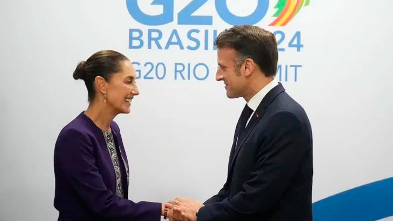 Sheinbaum se reunirá con Macron este viernes; busca recuperar códices Azcatitlan y Borbónicus