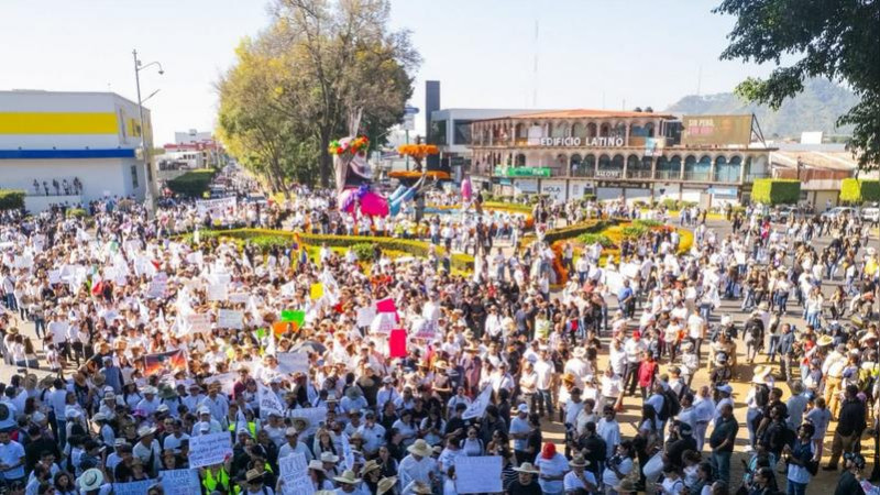 Despertó “El Tigre” en Uruapan: pueblo marcha por la paz tras homicidio del alcalde Carlos Manzo