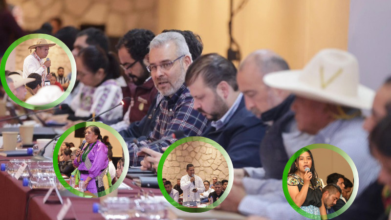  Bedolla y Segob se reúnen con comunidades de autogobierno para construcción del Plan Michoacán