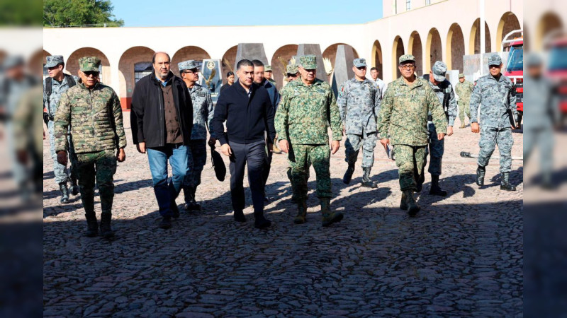 Harfuch encabeza ofensiva federal en Michoacán y fija postura en Uruapan: Vigilancia reforzada y presencia permanente