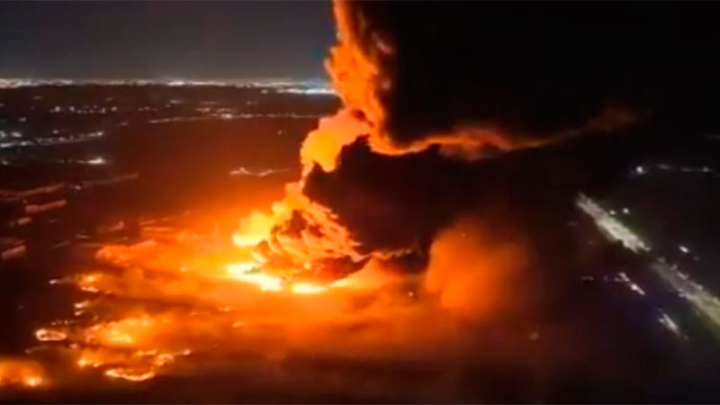 Se registra una fuerte explosión en parque industrial de Argentina; hay varios heridos 